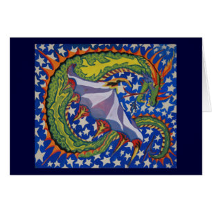 Dragon dans les étoiles