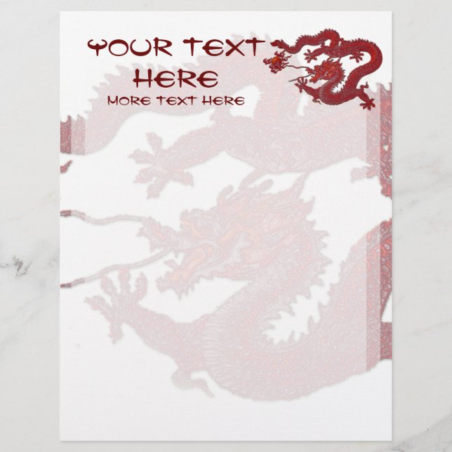 Dragon de cire rouge (Devant)