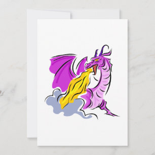 Dragon de feu en colère