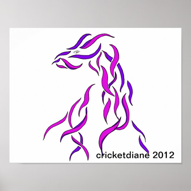 Dragon de Ruban inhabituel - Poster CricketDiane 2 (Devant)