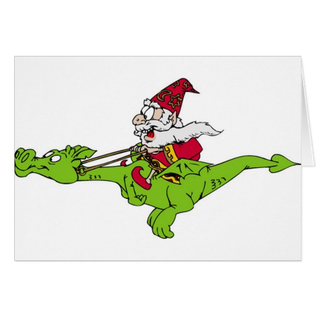 dragon et magicien (Devant horizontal)