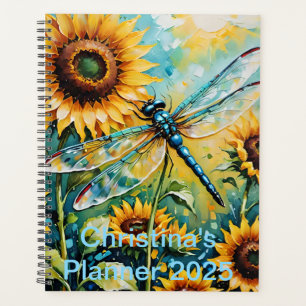 Dragon Fly. Voler De Dragon De Whimsical. Fleurs d