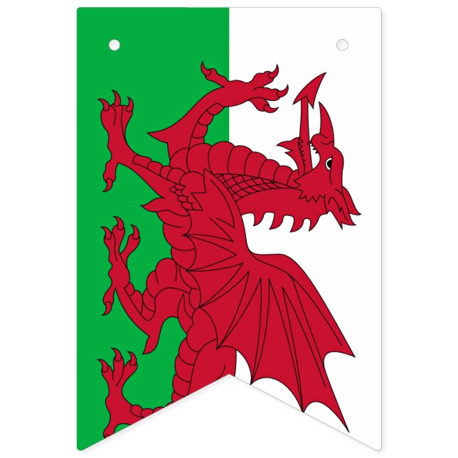 Dragon gallois ~ Drapeau du Pays de Galles (Premier drapeau)