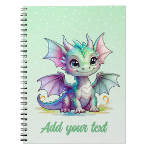 Dragon Garden Dreams – Cahier Vert Menthe