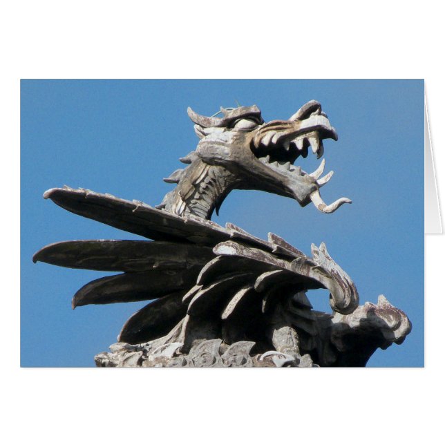 Dragon, Hôtel de Ville, Cardiff, Pays de Galles, R (Devant horizontal)