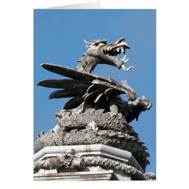 Dragon, Hôtel de Ville, Cardiff, Pays de Galles, R (Devant)