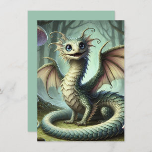 Dragon Jabberwocky Cute Imaginaire Créature Art