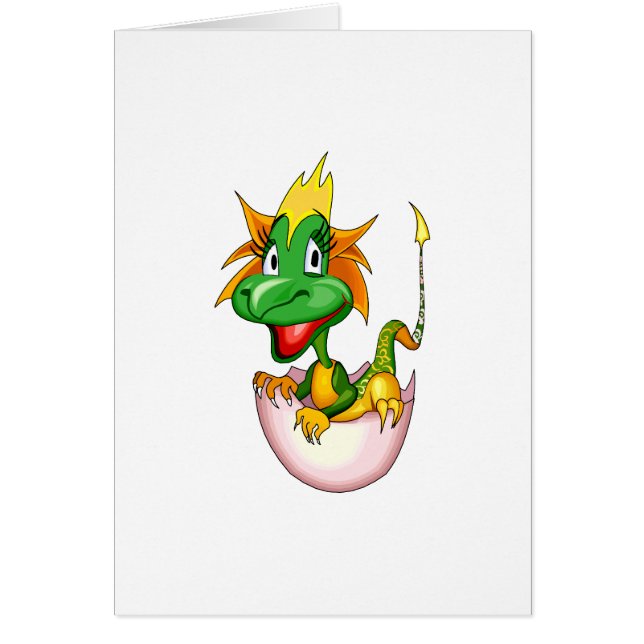 Dragon mignon de bébé d'imaginaire (Devant)