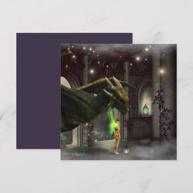 Dragon moderne et Imaginaire de fées (Devant / Derrière)