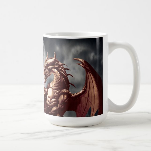 Dragon & Moon Imaginaire Mug (Droite)