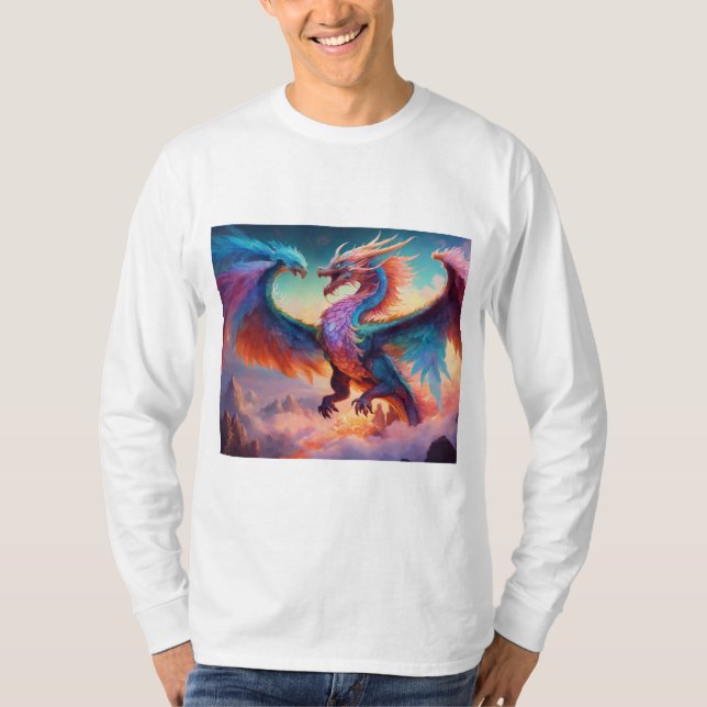 Dragon mystique et Tshirt Peinture Phoenix (Devant)