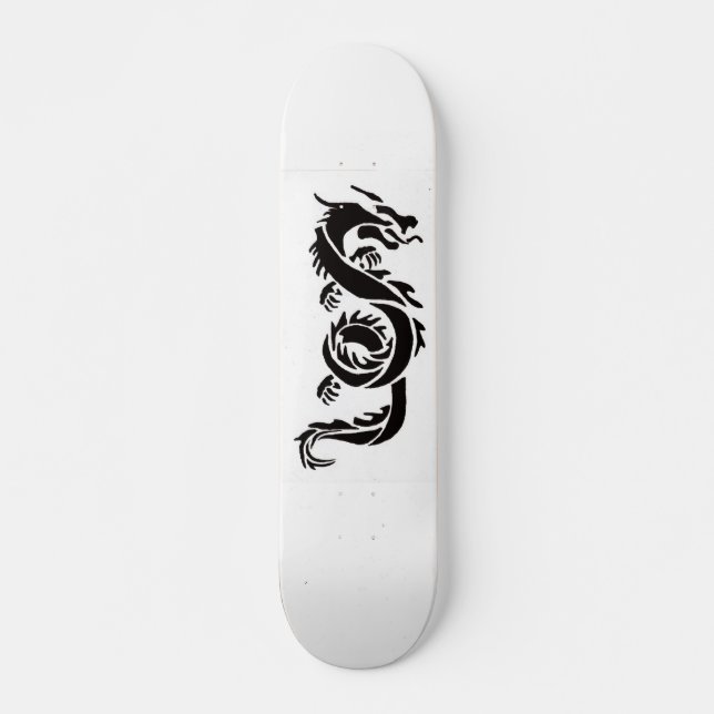 Dragon noir 7 3/4" Skateboard Deck (Devant)