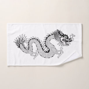 Dragon noir et blanc