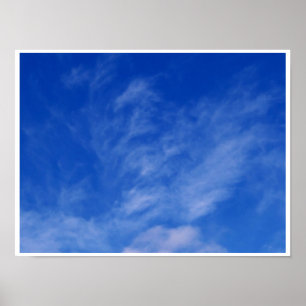 Dragon ou licorne dans les nuages ~ Poster / Impri