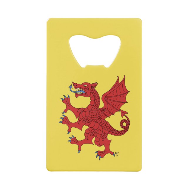Dragon Rampant Gules (Devant)
