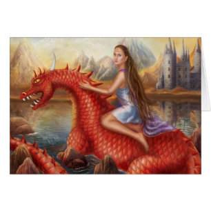 Dragon rouge carte