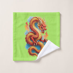 Dragon Rouge Chinois Illustration Fougueuse-67561