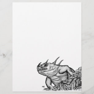 Dragon sur le rocher