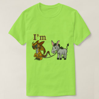 Dragon tirant un T-shirt