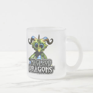 Dragon vert de DM 10 onces. Tasse givrée