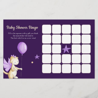 Dragon violet et Baby shower de ballon Jeu de Bing