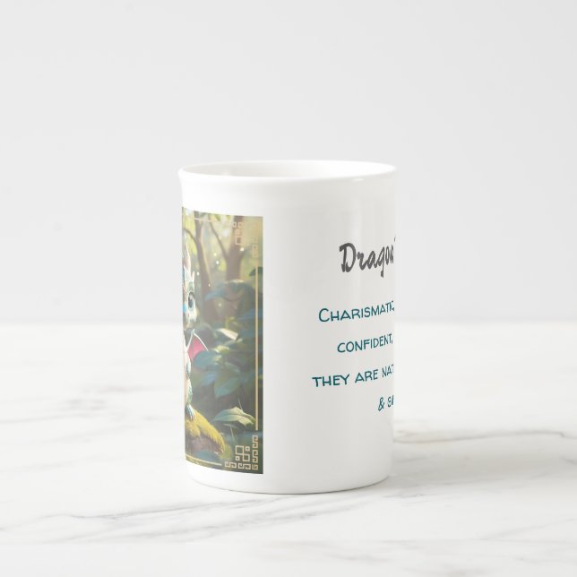 Dragon - Zodiaque Chinois Mug en Porcelaine (Devant)