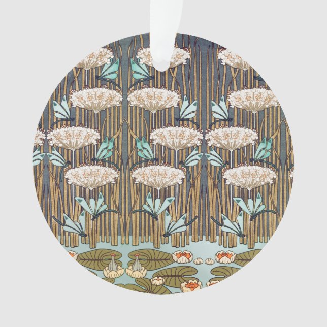 Dragonflies Water Lilies Marais Art Nouveau (devant)