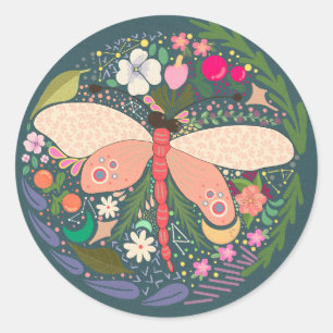 DRAGONFLY ART STICKERS DÉCALES