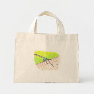 Dragonfly en aquarelle, sacs en toile