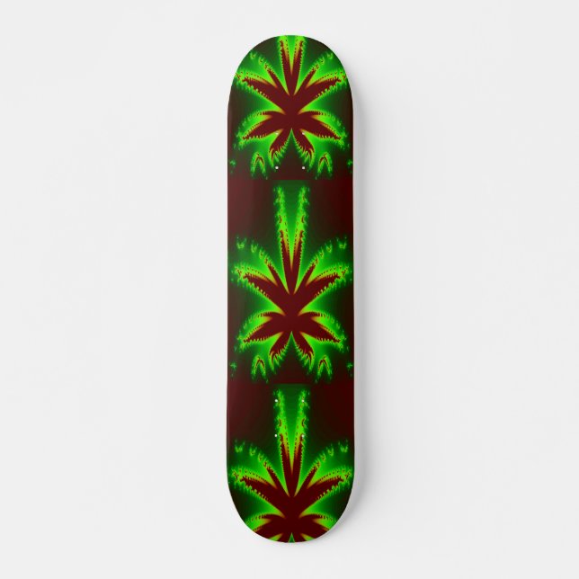 Dragonfly en flammes Skateboard (Devant)