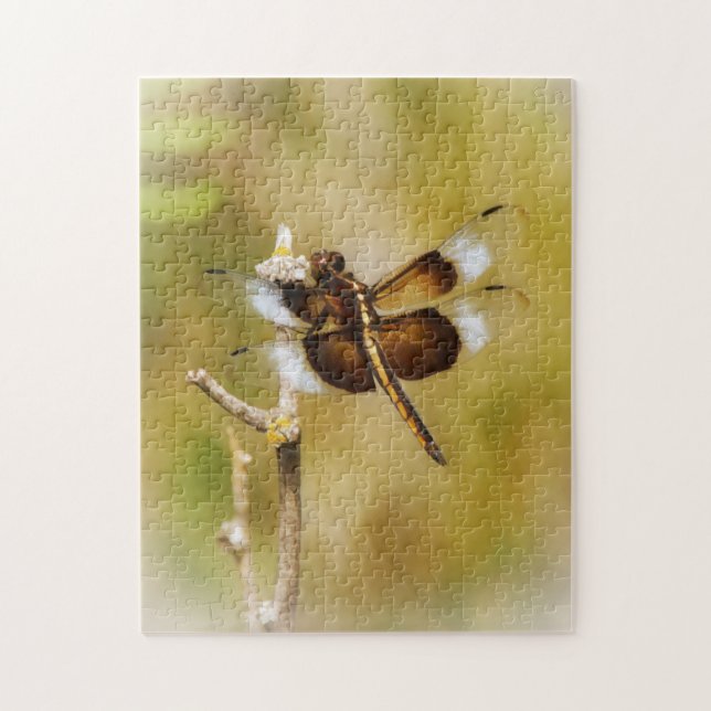 Dragonfly in Nature Art Puzzle (Vertical)