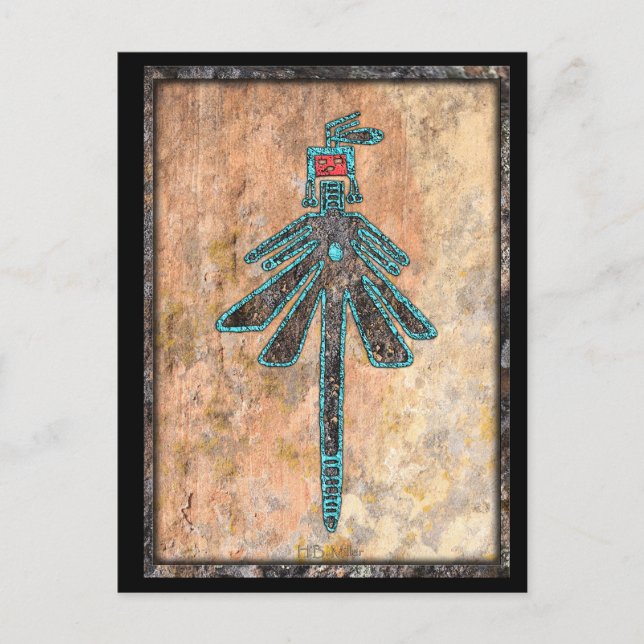 Dragonfly, Mythologie des insectes carte postale (Devant)
