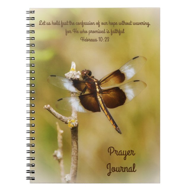 Dragonfly Nature Prayer Journal Carnet (Devant)