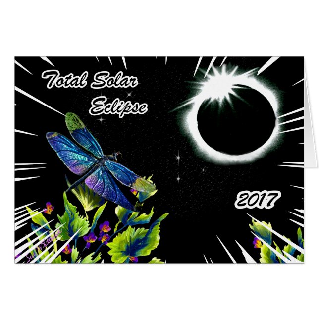 Dragonfly Observe the Total Solar Eclipse 2017 (Devant Horizontal)
