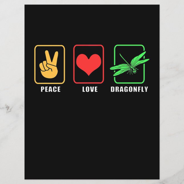 Dragonfly Peace Love (Devant)