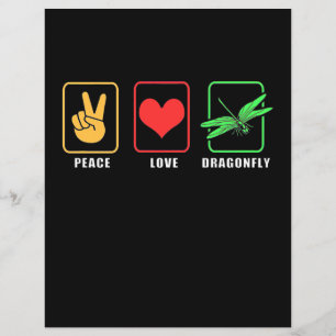 Dragonfly Peace Love