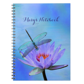 Dragonfly sur le Carnet Water Lily