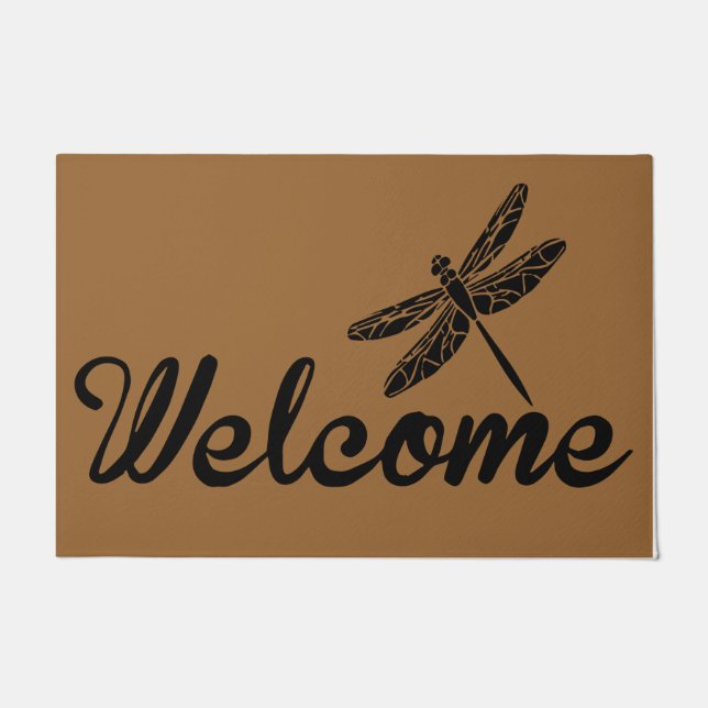 Dragonlies d'accueil Tapis simple, Insecte rétro  (Devant)