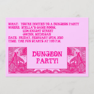 DRAGONS CHAUDS DANS LES DUNGEONS ~ INVITATION À LA