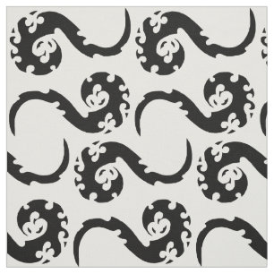 Dragons de danse tissu Abstrait