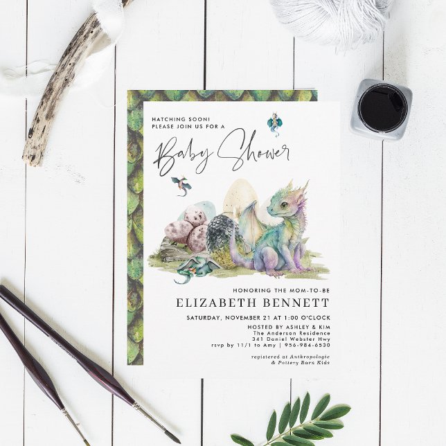 Dragons Fairy Tale | Baby shower des oeufs de drag (Créateur téléchargé)