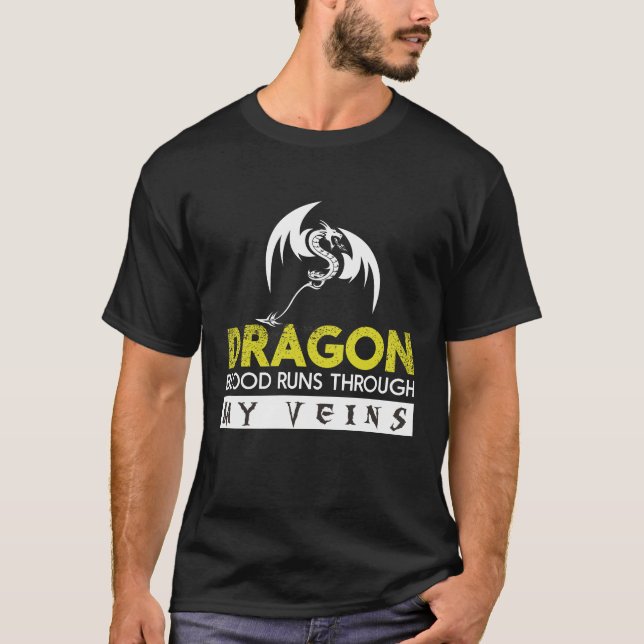 Dragon's Fury : Epic T-Shirt Design (Devant)
