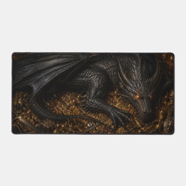 Dragon's Hoard – Souris de jeu de fantasy dark pre (Recto)