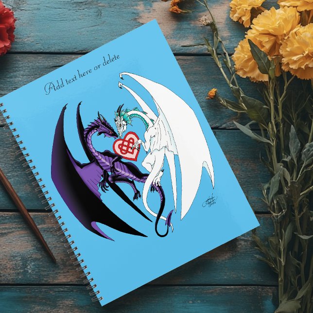 Dragons Love Heart Blue (Créateur téléchargé)