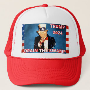 Drain The Swamp Donald Trump 2024 Casquette