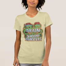 Drainer les monstres du marais T-shirt pour femmes