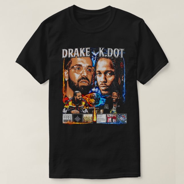 Drake Vs KDot TShirt 1 (Design devant)