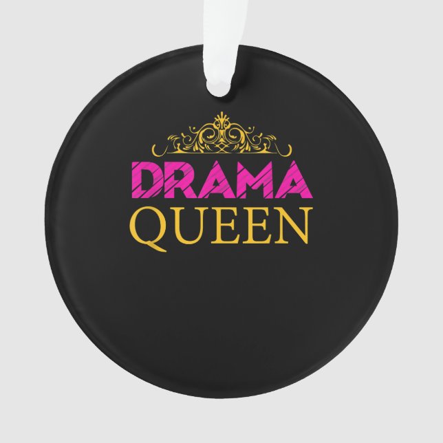 Drama Queen Crown Actrice par intérim Broadway (devant)