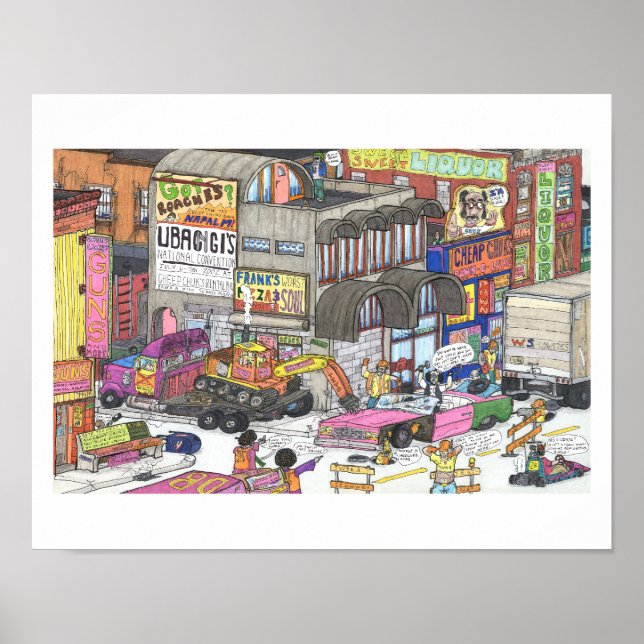 Drame au coin de Broad & Charles Poster 2 (Devant)
