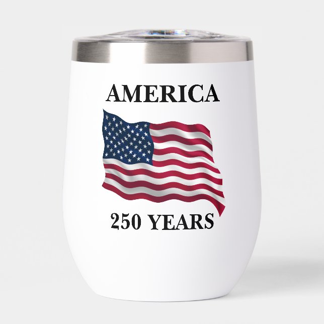 Drapeau 250 Ans d'Amérique (Avant)